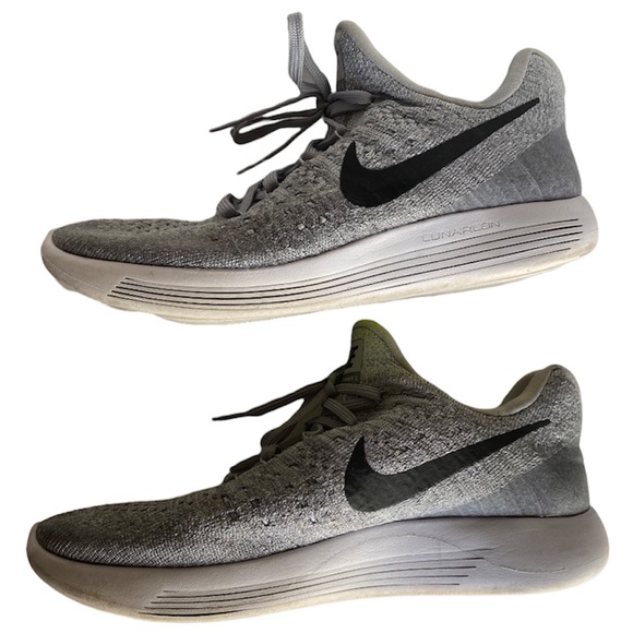 Nike Lunarepic Low Flyknit 2 Wolf Grey/Black-Cool Grey 863780-002 - Picture 6 of 8